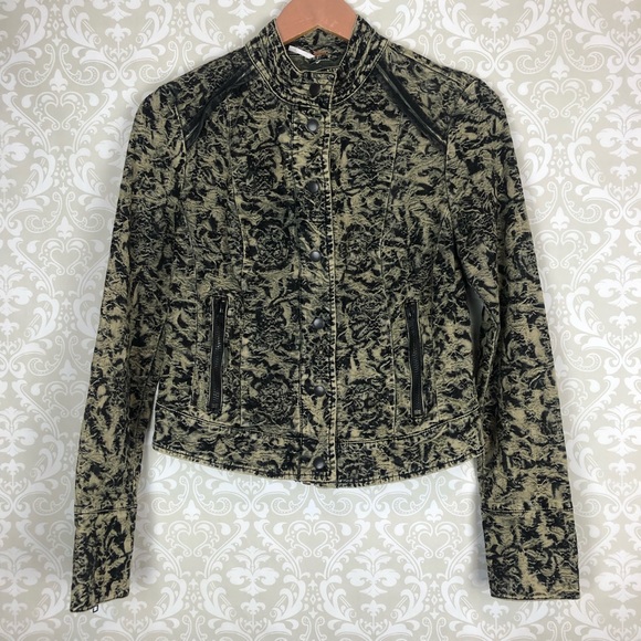 Free People Jackets & Blazers - Free People Victorian Jacquard Exposed Seam Jacket